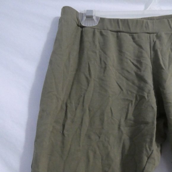 AQUA ROSE | small | Casual Olive Green Leggings - Picture 3 of 16